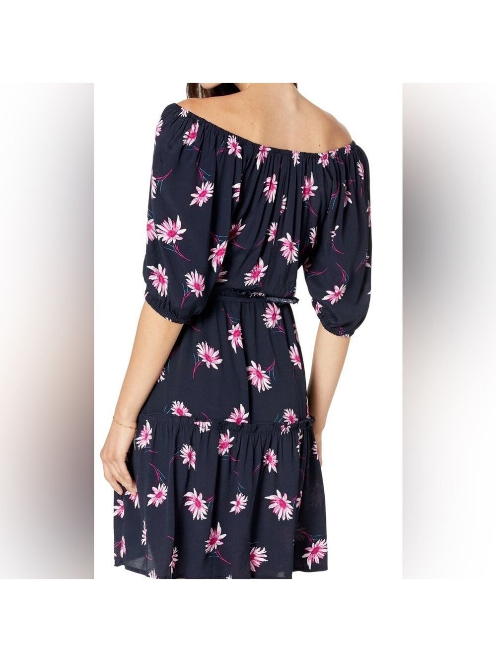 Karen Kane tiered short dress in Size Large - NWT - viscose floral beauty